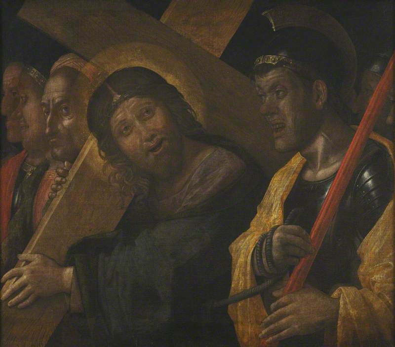 Het Christus die het kruis draagt - Andrea Mantegna