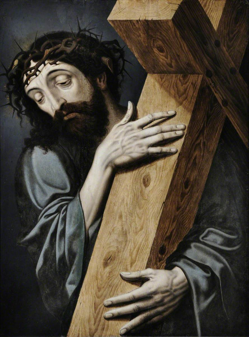 Christus met het kruis - Luis de Morales