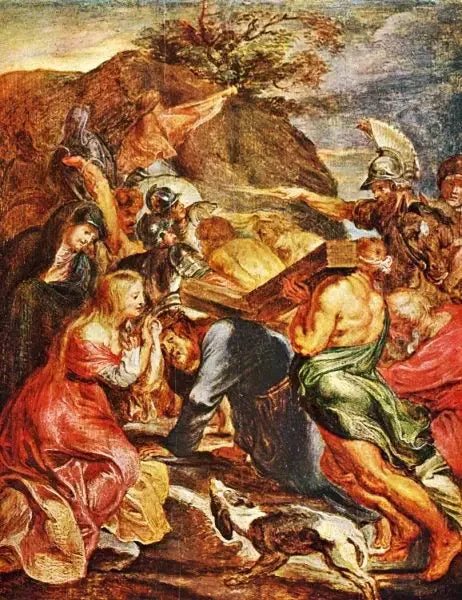 Het Christus dragend het kruis - Peter Paul Rubens