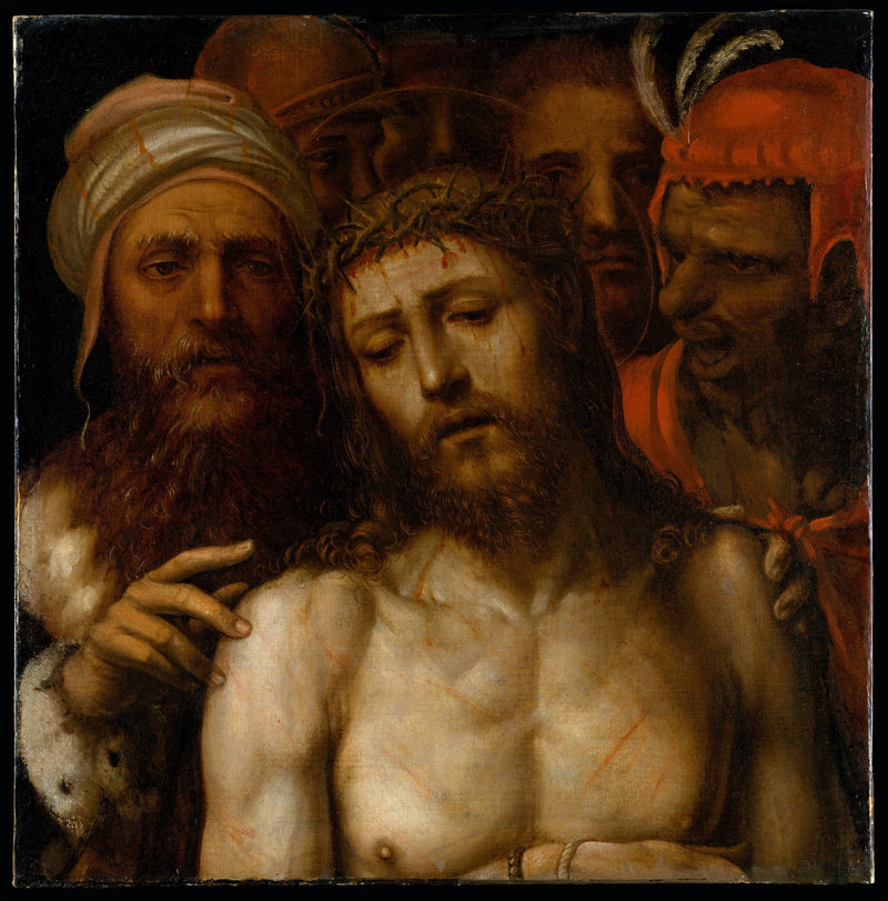 Het Christus getoond aan het volk (Ecce Homo) - Il Sodoma (Giovanni Antonio Bazzi)