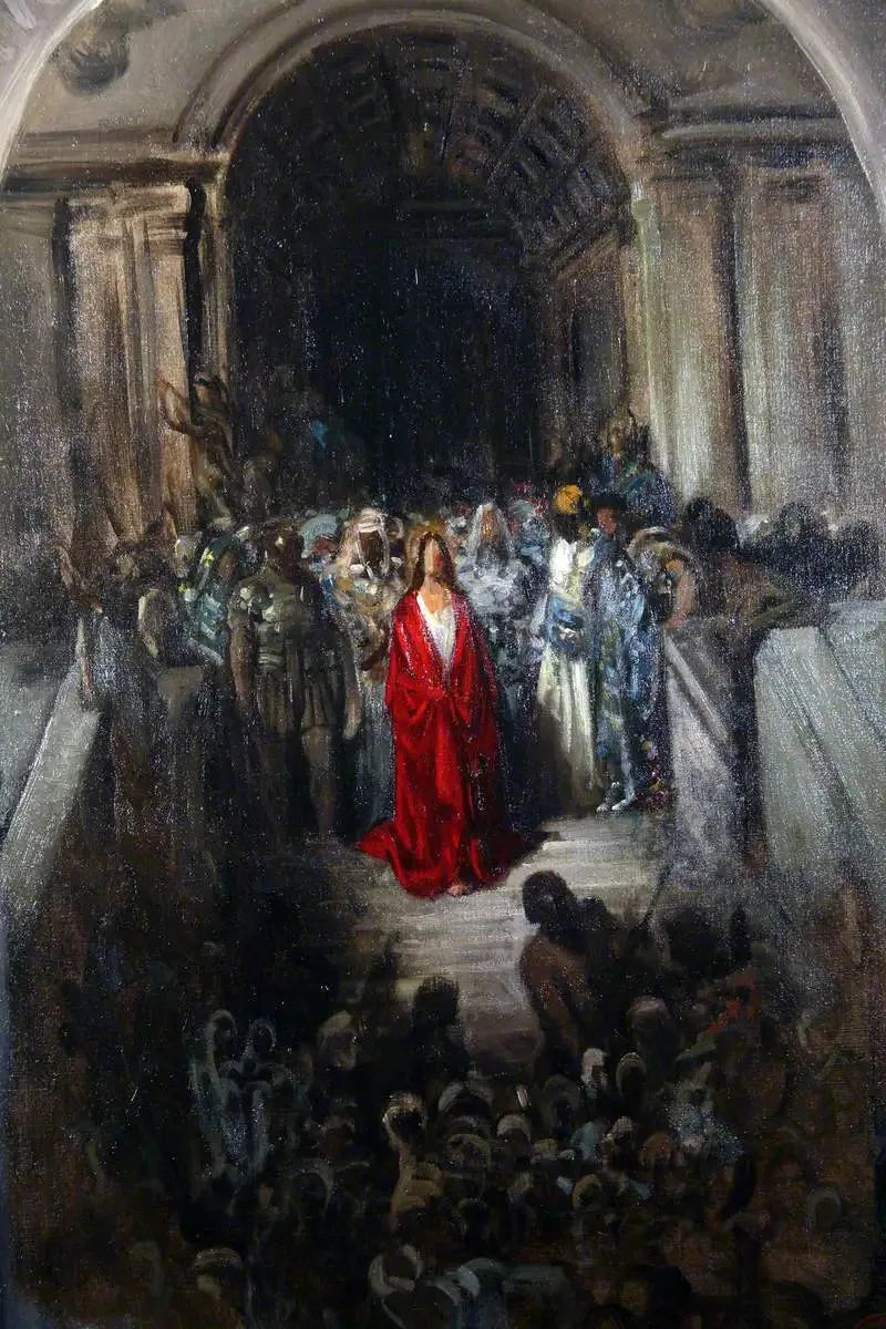 Het Christus verlaat de rechtszaal - Gustave Doré