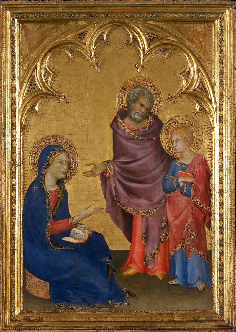 De Christus teruggevonden in de Tempel - Simone Martini