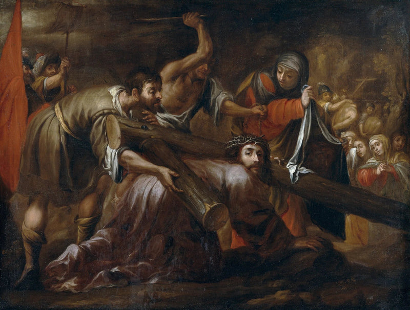 Christus op de weg naar Golgotha en Sint-Veronica - Juan de Valdés Leal