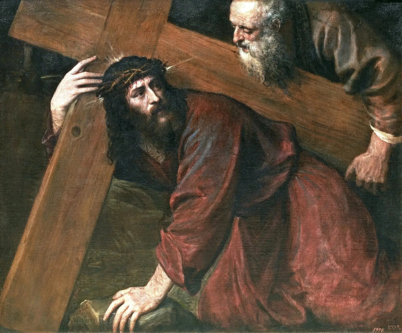 Christus op de weg naar Calvarie - Titian