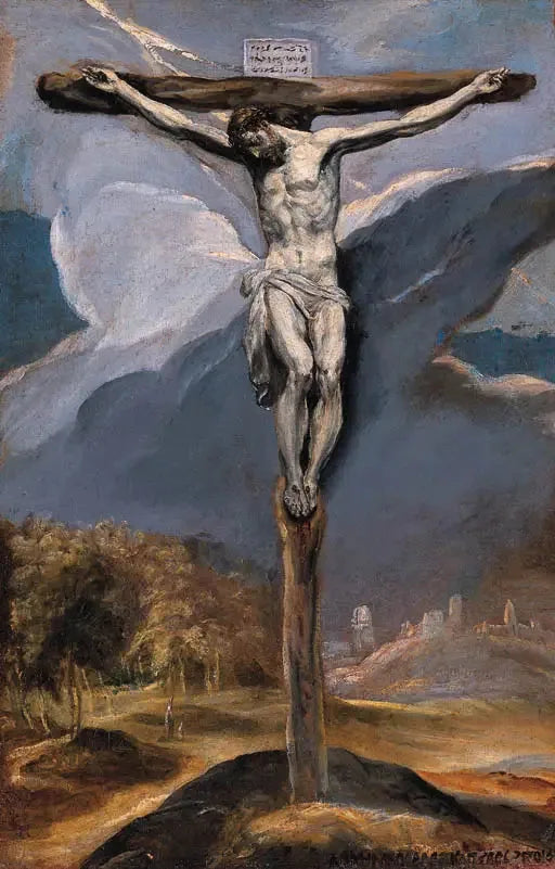 De Christus aan het kruis - El Greco