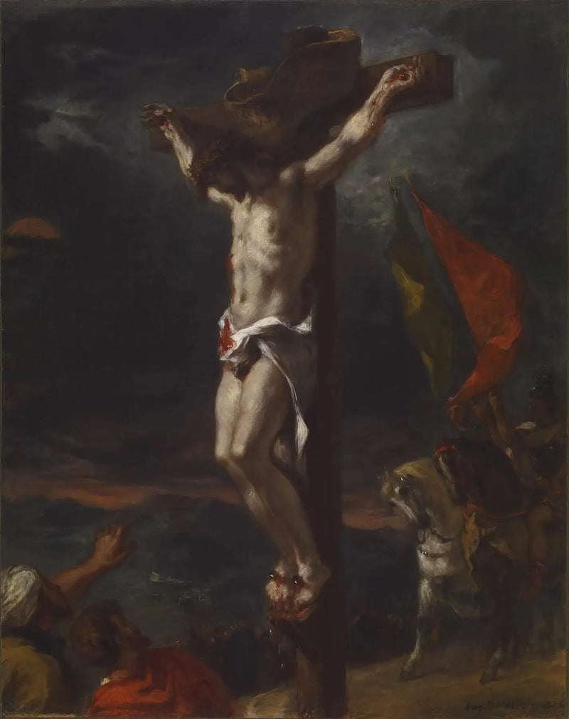 Christus aan het kruis - Eugène Delacroix