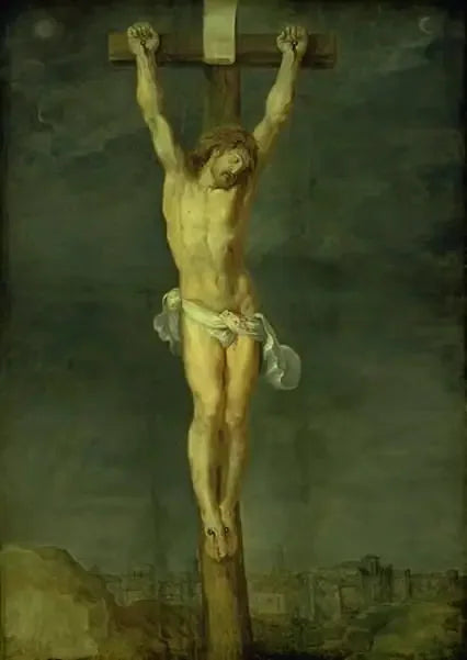 De Christus aan het kruis - Peter Paul Rubens