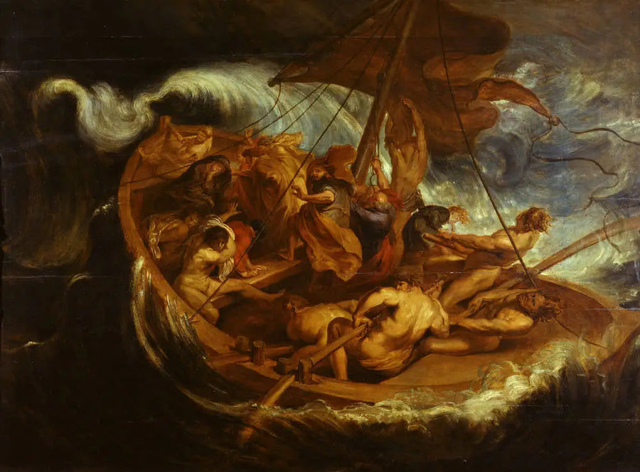 Christus op de Zee van Galilea - Peter Paul Rubens
