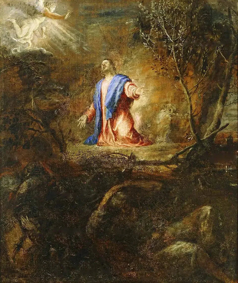 Christus op de Olijfberg - Titian