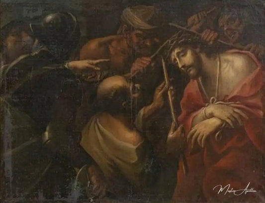 Le Christ tourné en dérision - Caravaggio Reproductions de tableaux à la peinture à l’huile