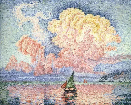 De roze lucht, Antibes - Paul Signac