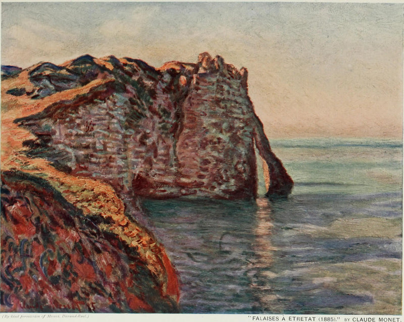De Klif en de Porte d'Aval - Claude Monet
