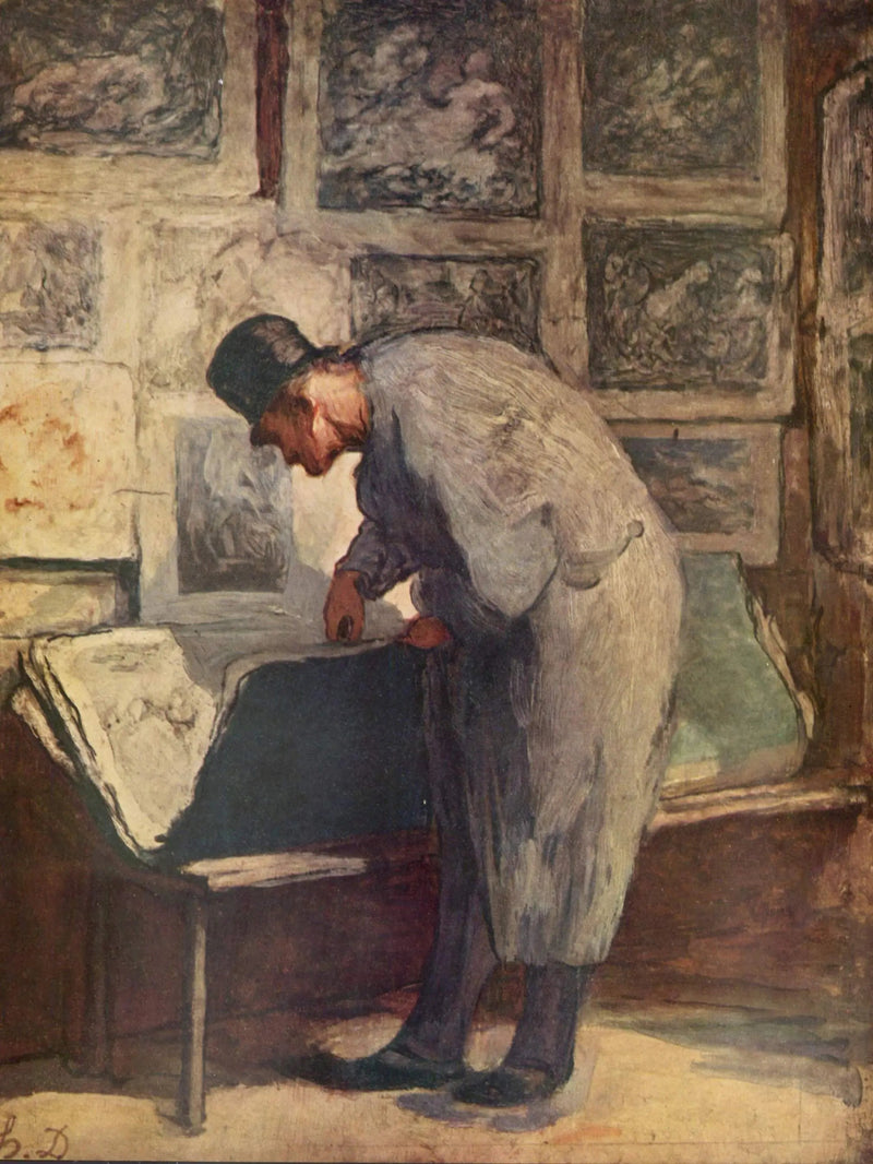 De prentverzamelaar - Honoré Daumier