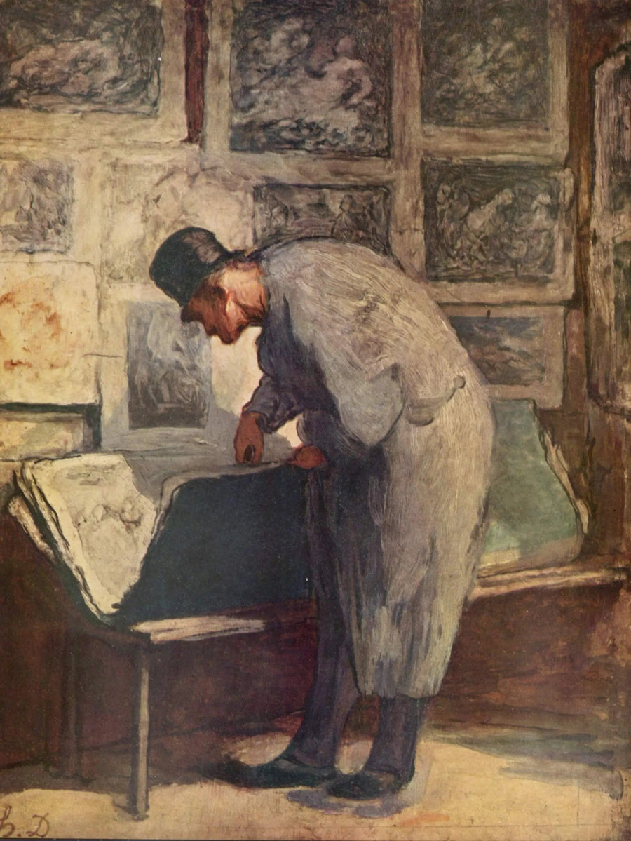 De prentverzamelaar - Honoré Daumier