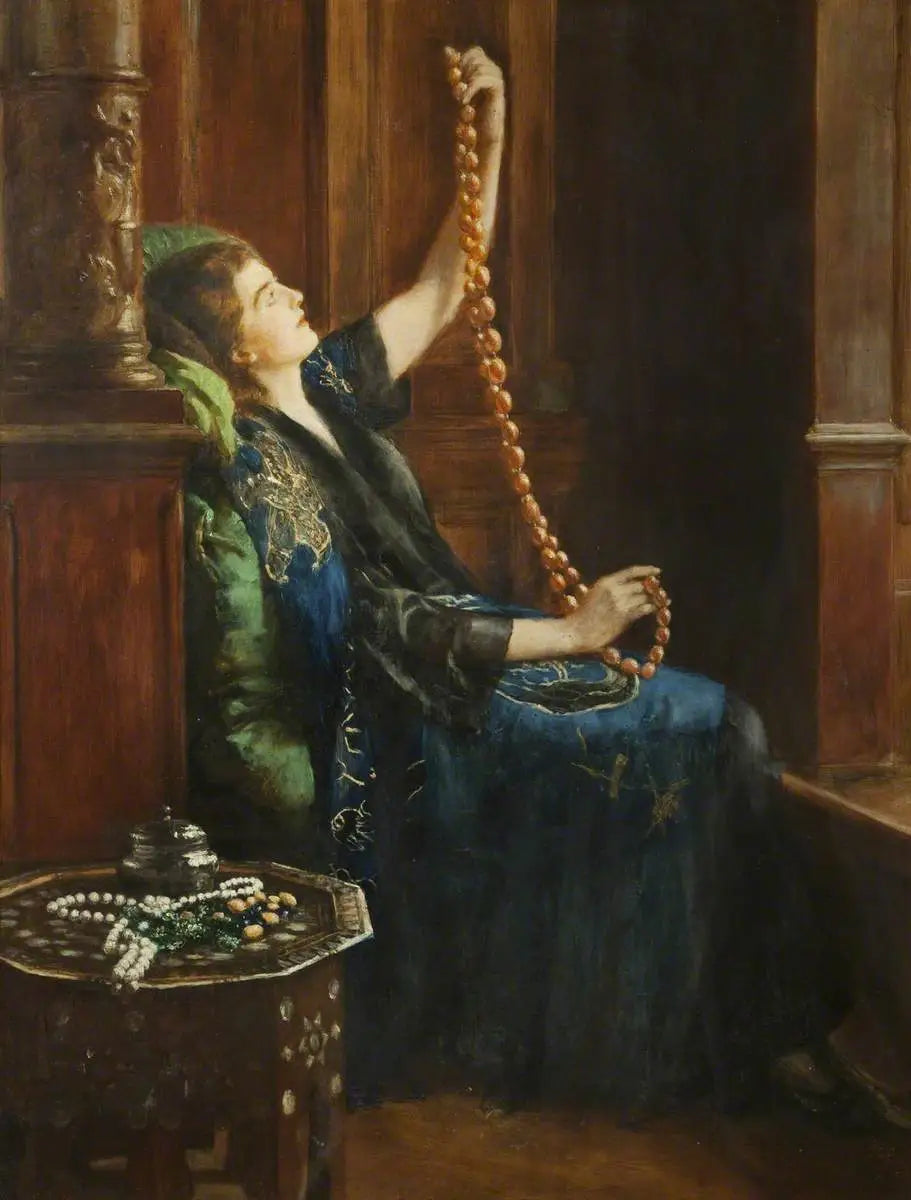Le Collier d'Ambre de John Collier image 1 reproduction réalisée par Alpha Reproduction