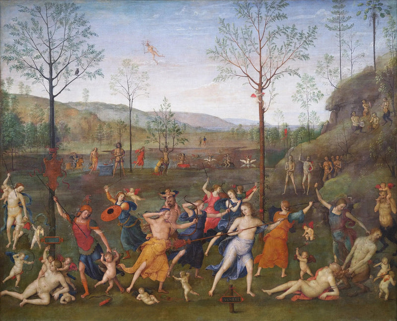 De Strijd tussen Liefde en Reinheid - Pietro Perugino