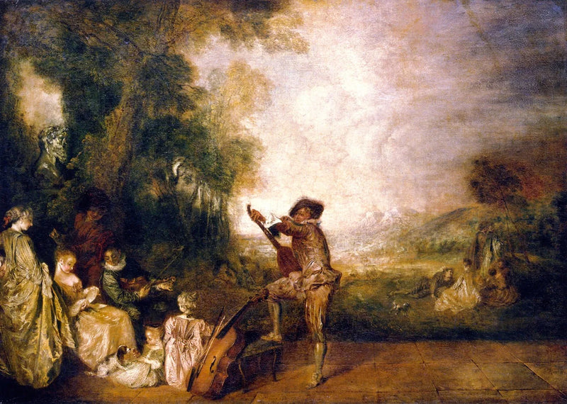 Het Concert - Antoine Watteau