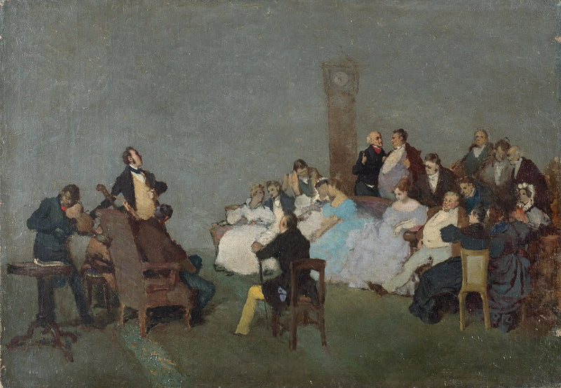 Het concert - Jean-Baptiste Camille Corot