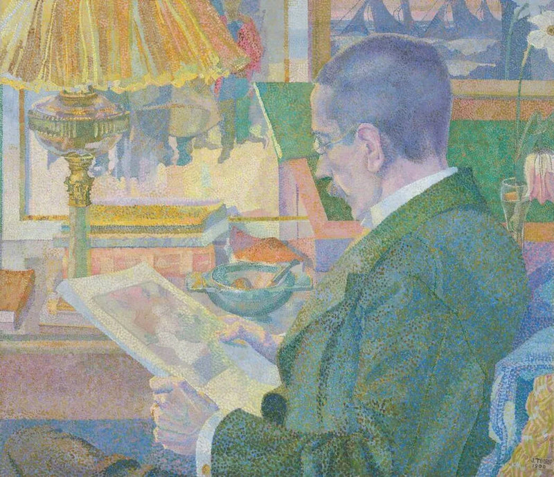 De kenner van prenten (Dr. Aegidius Timmermann) - Jan Toorop