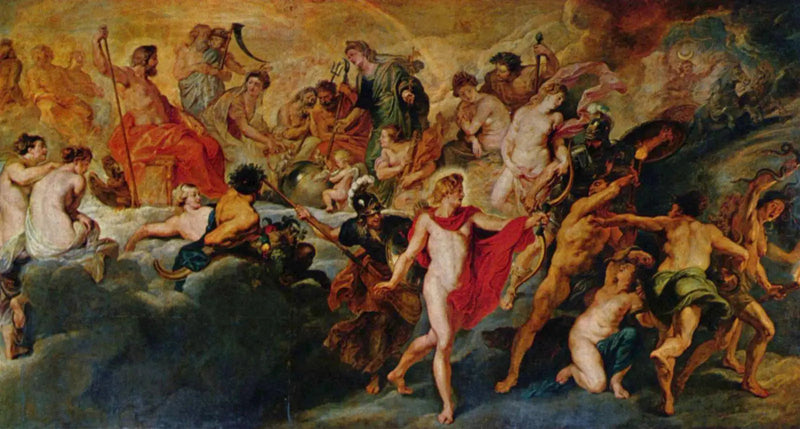 De Raad van de Goden - Peter Paul Rubens