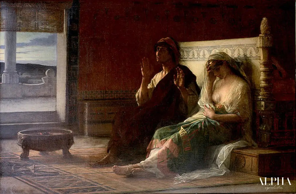 Le conteur - Alexandre Cabanel Reproductions de tableaux à la peinture à l’huile