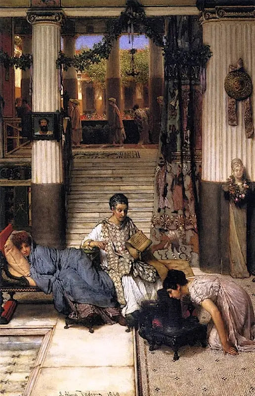De herstellende - Lawrence Alma-Tadema