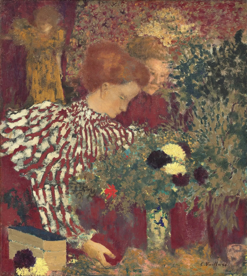 Het gestreepte bustje - Édouard Vuillard