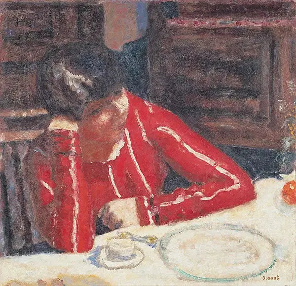 De Rode Corsage - Pierre Bonnard