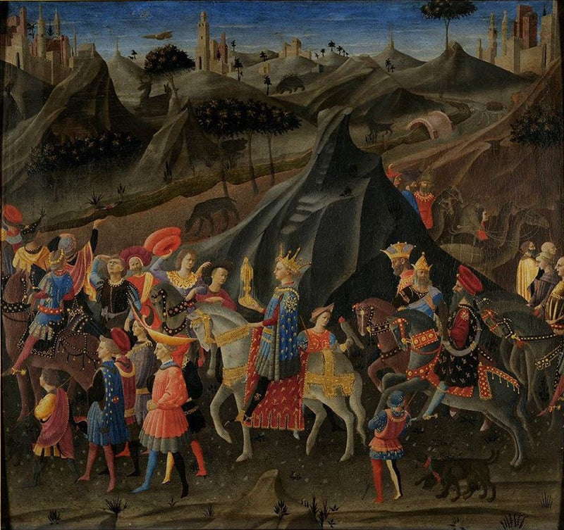 De processie van de Drie Wijzen - Zanobi Strozzi