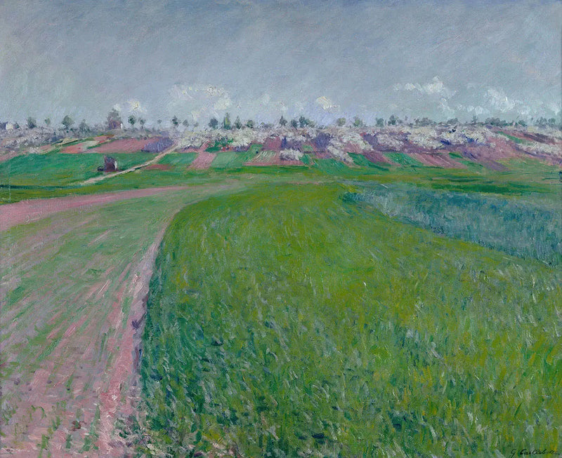 De heuvel van Colombes - Gustave Caillebotte