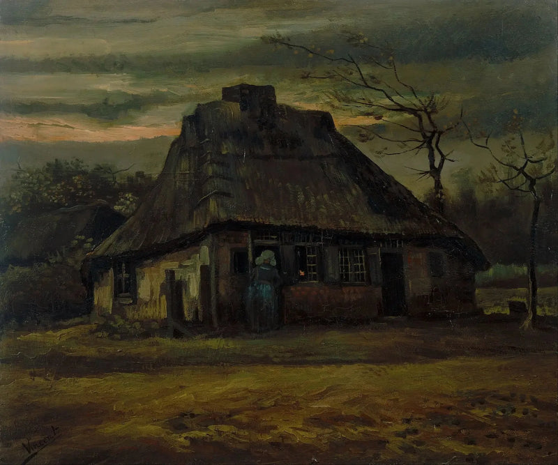 Het Cottage - Vincent van Gogh
