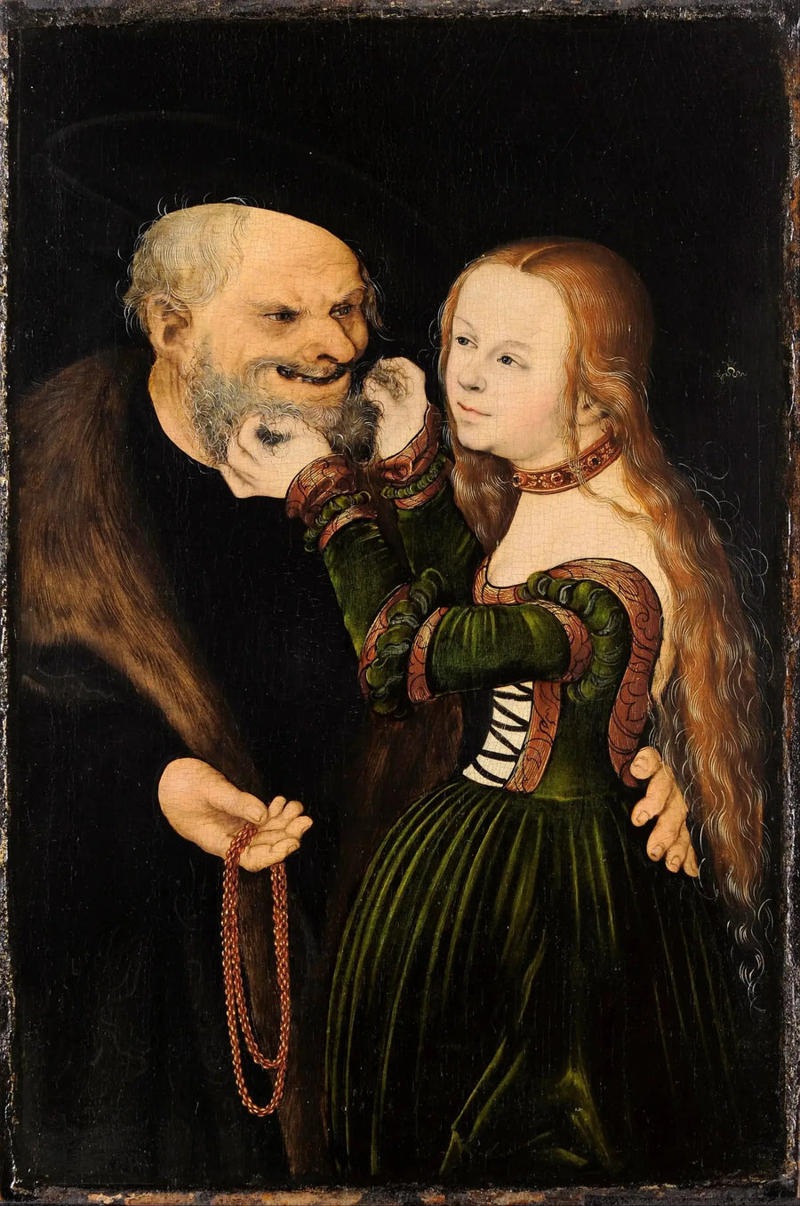 Het slecht bijpassende paar - Lucas Cranach de Oudere