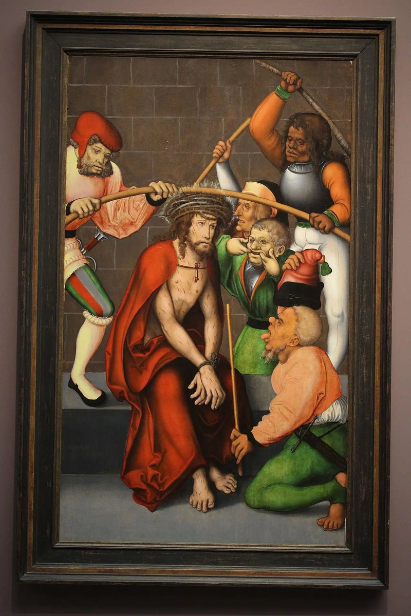 De Kroning met doornen - Lucas Cranach de Oudere