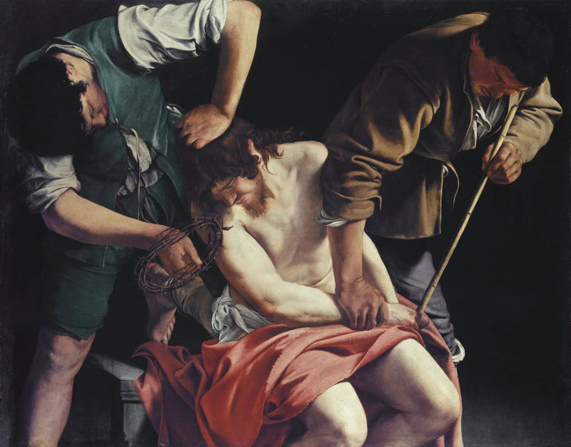 De Kroning met doornen - Orazio Gentileschi