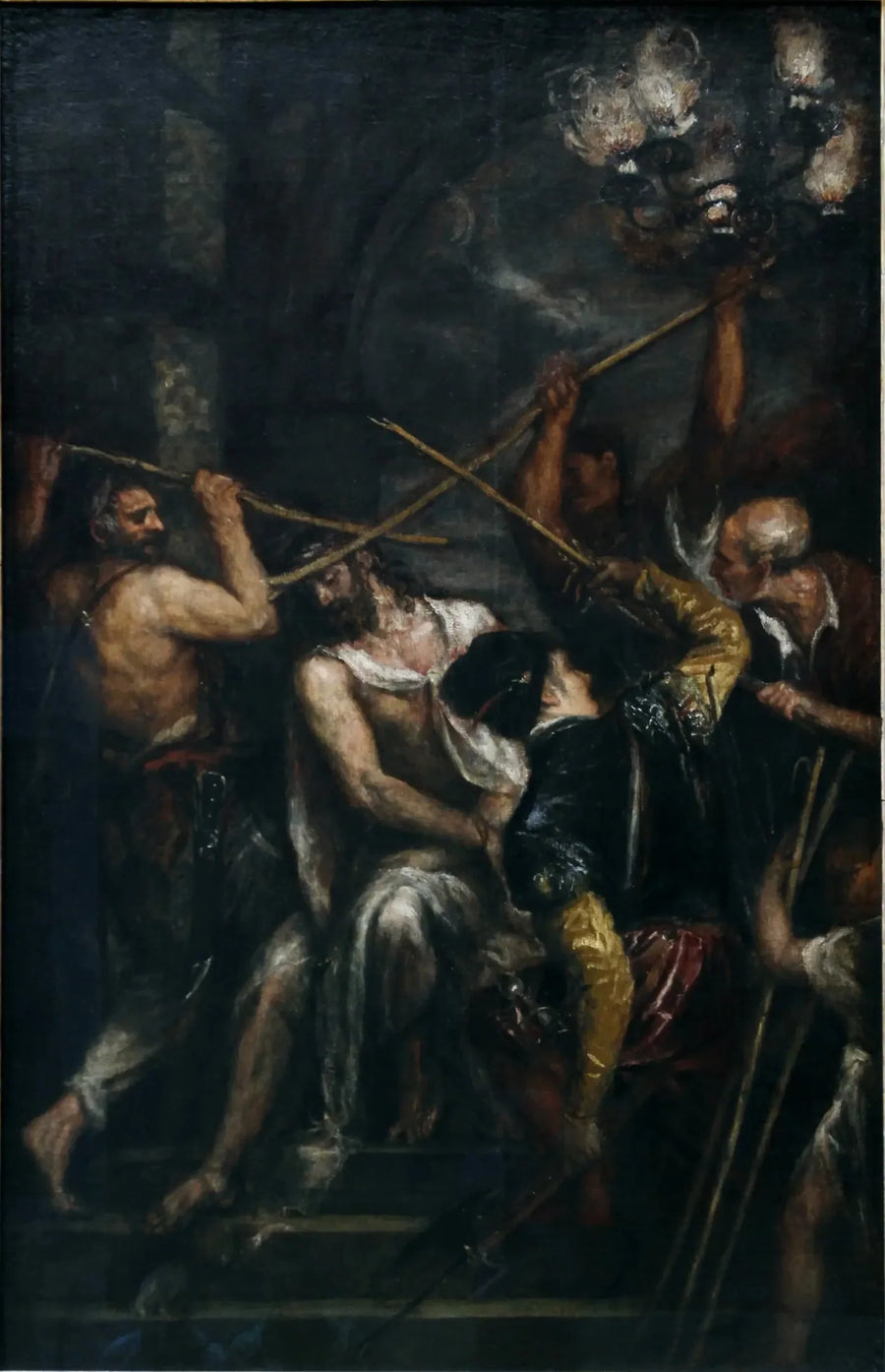 De Kroning met doornen - Titiaan