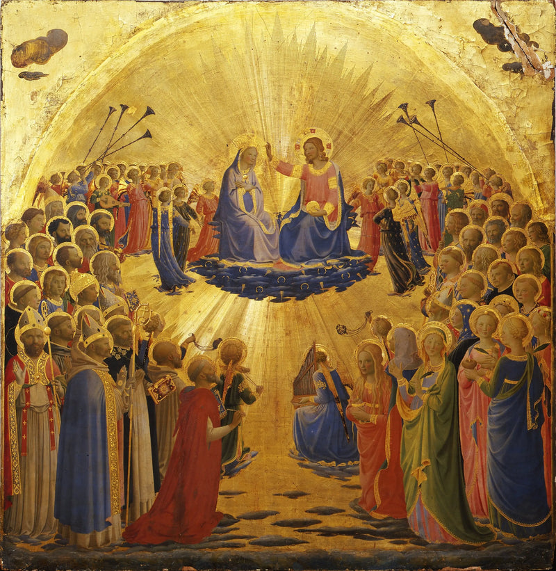 Het kroningsbeeld van de Maagd - Fra Angelico

Source:
Le Couronnement de la Vierge - Fra Angelico