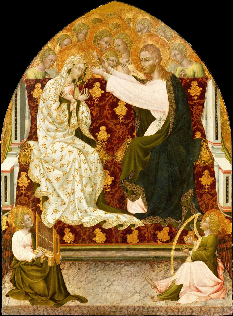 De Kroning van de Maagd - Giovanni di Paolo