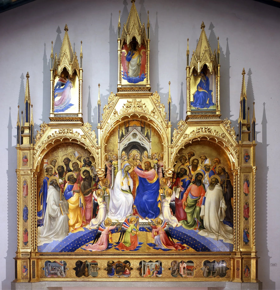 Het Kroning van de Maagd - Lorenzo Monaco