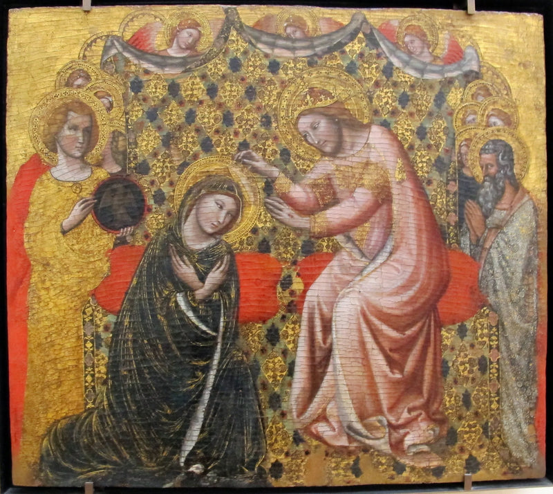 De Kroning van de Maagd - Vitale da Bologna