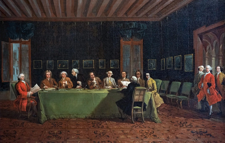 Het diplomatieke klooster - Francesco Guardi
