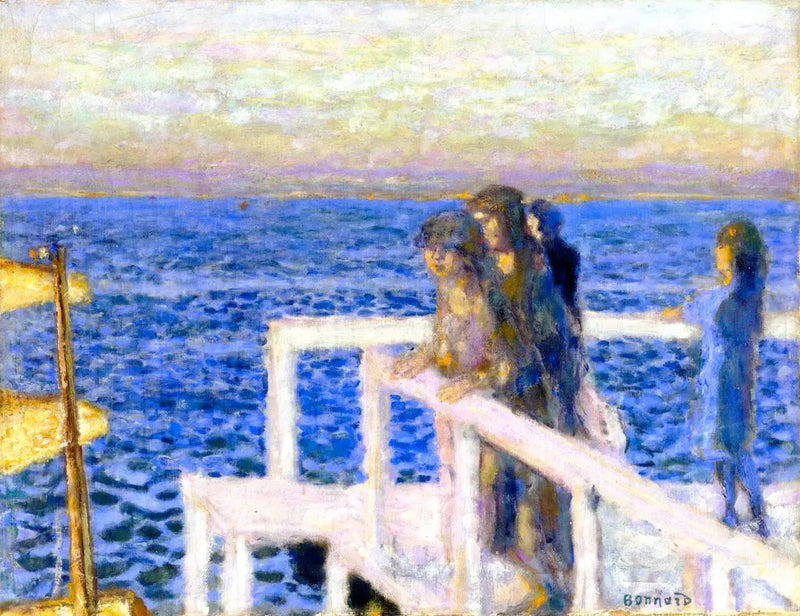 De Aankomsthal van Cannes - Pierre Bonnard