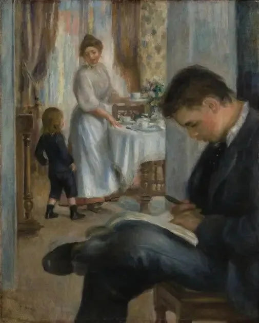 De Lunch in Berneval - Pierre-Auguste Renoir