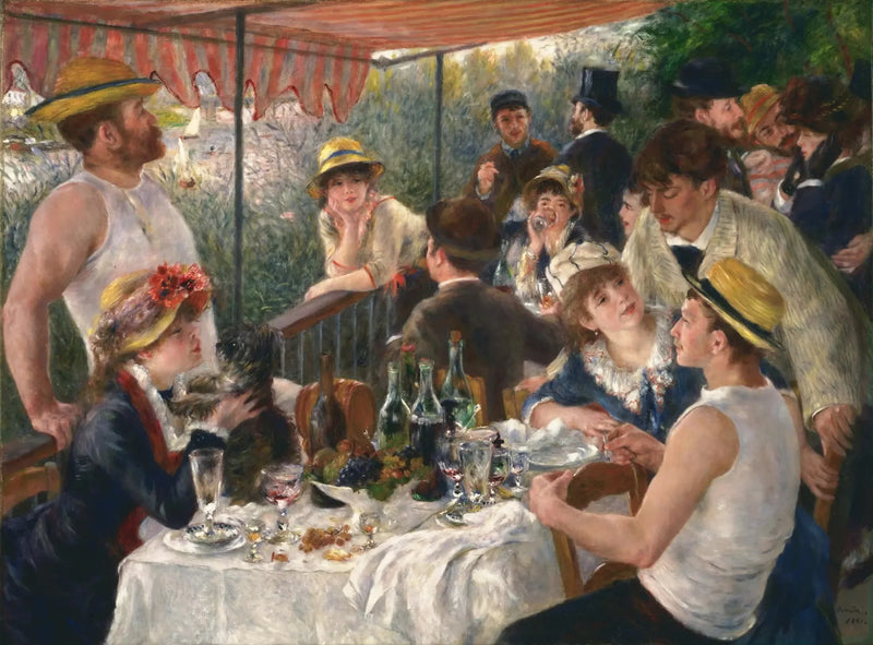 De Lunch van de Roeiers - Pierre-Auguste Renoir