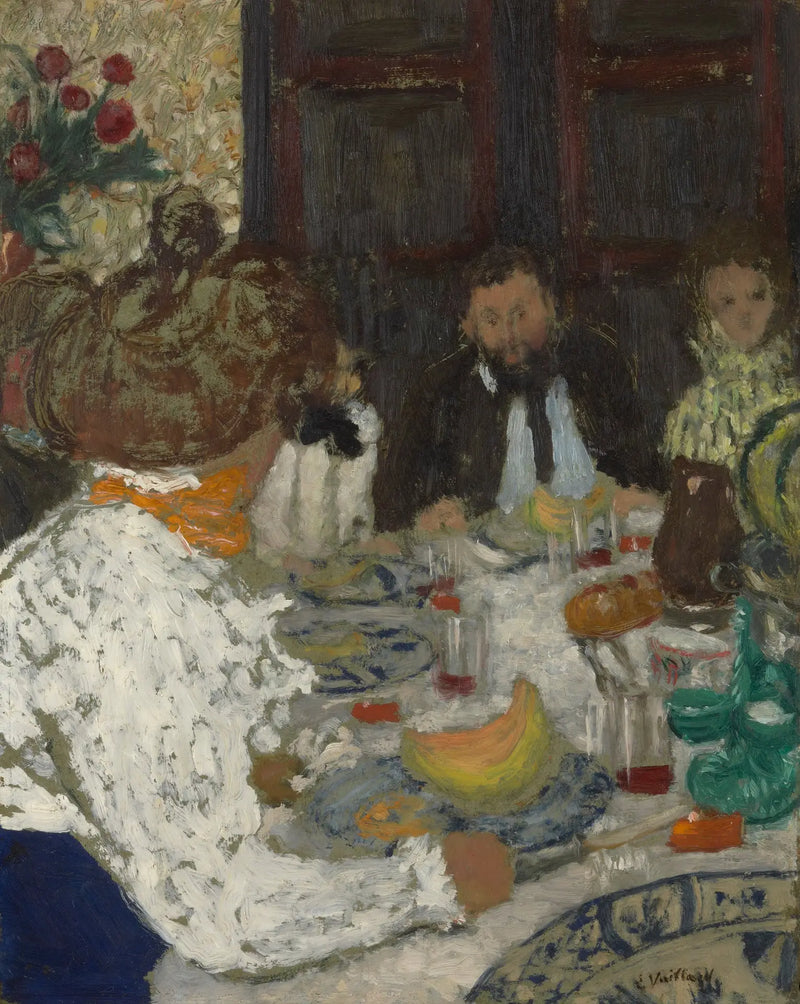 De lunch - Édouard Vuillard