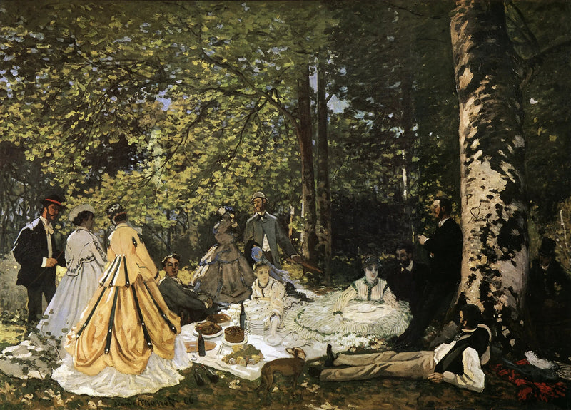 De lunch op het gras - Claude Monet