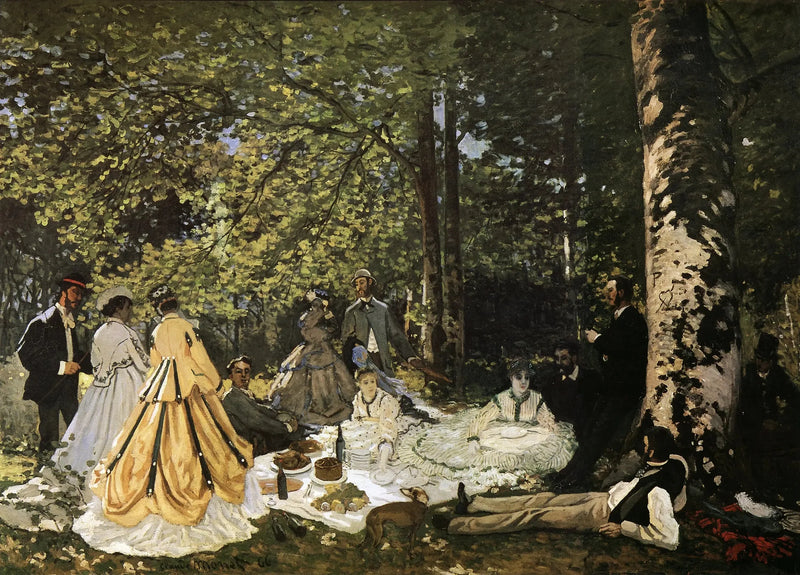 De lunch op het gras - Claude Monet
