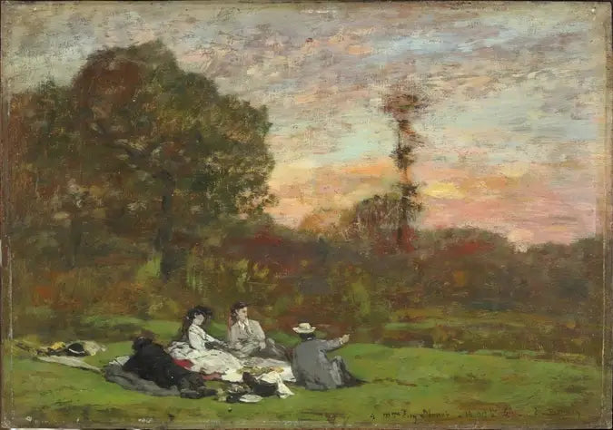 De Lunch op het Gras - Eugène Boudin