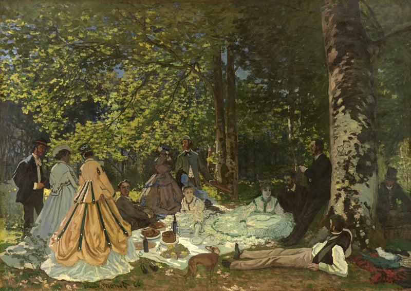 Lunch op het gras W62 - Claude Monet