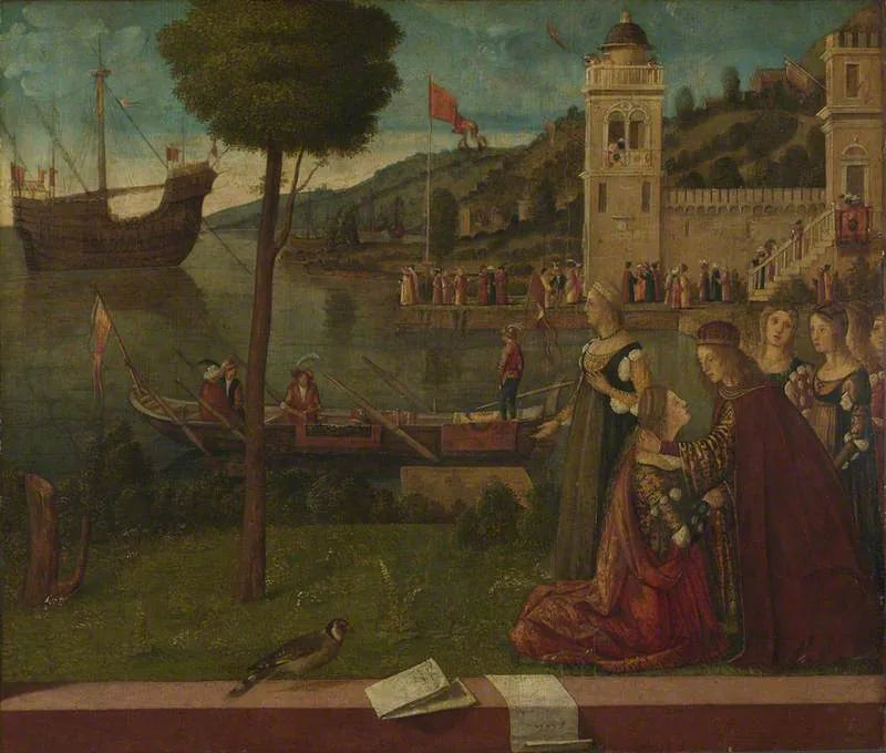 Het vertrek van Ceyx - Vittore Carpaccio