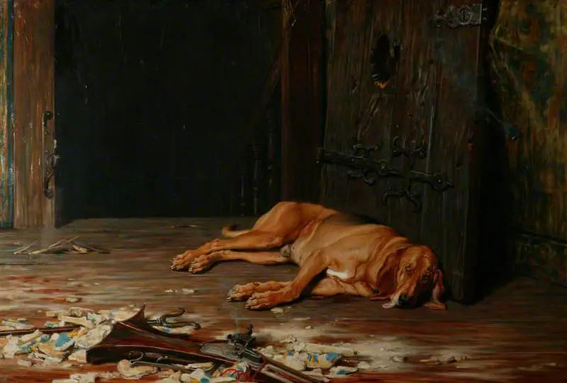 Le dernier de la garnison - Briton Rivière - Alpha Reproduction